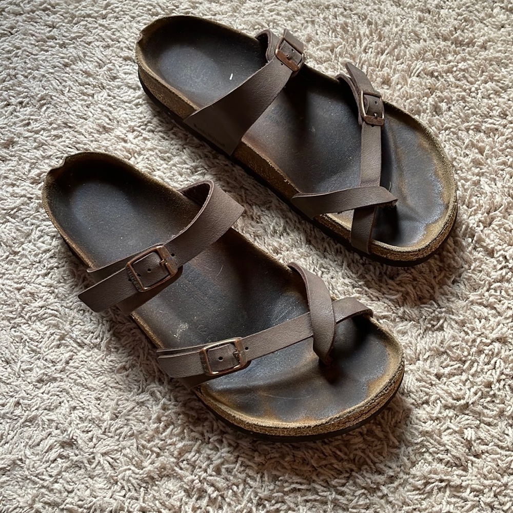 Dark Brown Birkenstocks